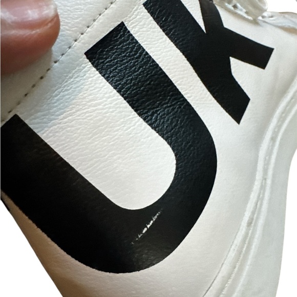 French Connection UK (FCUK) Triomphe Leather high top sneakers in white size 9 - Picture 4 of 9